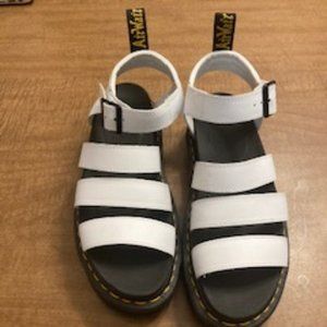 White Doc Marten Blaire Sandals